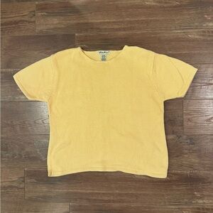 Vintage Eddie Bauer Sweater in Butter Yellow